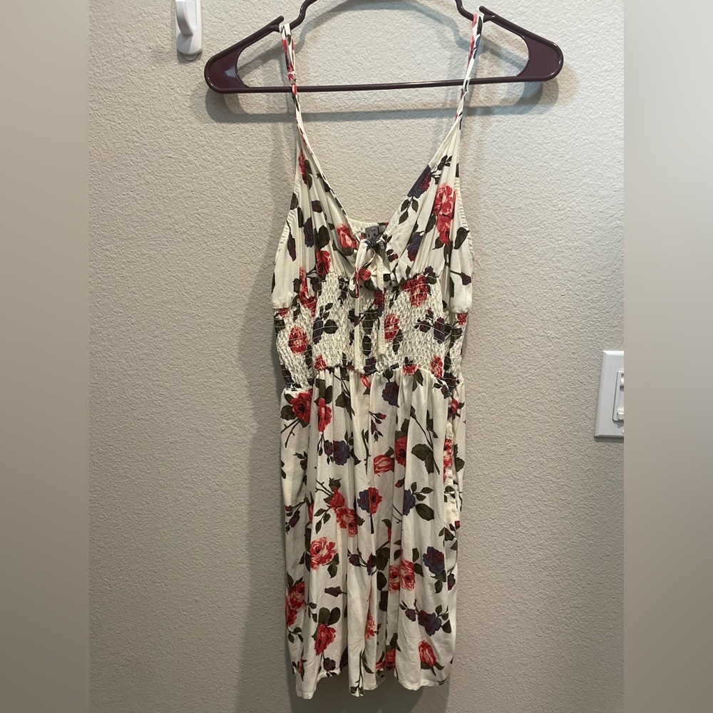 Floral print romper